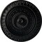Ekena Millwork Christopher Ceiling Medallion, Hand-Painted Jet Black, 26 5/8"OD x 2 1/4"P CM26CSBLF - alternate 1